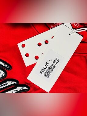 3 for $27 Focus NWT Men's Red Graphic Short-Sleeve Tee - Trust No One Design